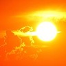 Hot summer sun